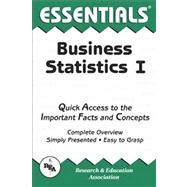 Essentials of Business Statistics I