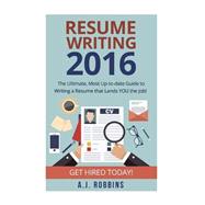 Resume Writing 2016