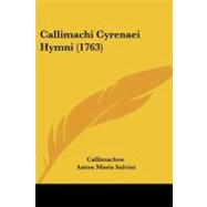 Callimachi Cyrenaei Hymni