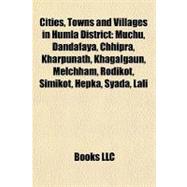 Cities, Towns and Villages in Humla District