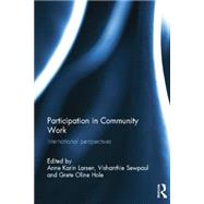 Participation in Community Work: International Perspectives