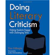 Doing Literary Criticism