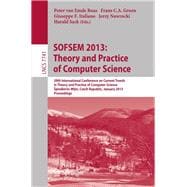 Sofsem 2013 Theory and Practice of Computer Science