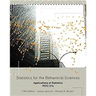 Custom Statistics for the Behavioral Sciences-VCU