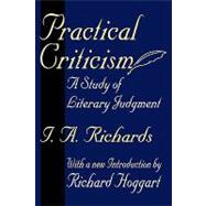 Practical Criticism: A Study of Literary Judgment