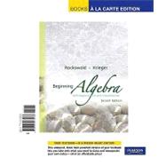 Beginning Algebra with Applications &Visualization, Books a la Carte Edition