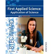 BTEC Award First Applied Science: Application of Science Unit 8 Revision Guide