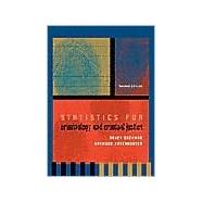 Statistics for Criminology and Criminal Justice,9780072518443