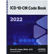 ICD-10-CM Code Book, 2022 Spiral Edition book cover, ISBN 9781584268444
