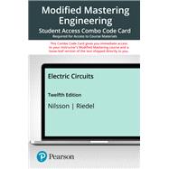 Electric Circuits -- Modified Mastering Engineering with Pearson eText   Print Combo Access Code