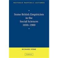 Some British Empiricists in the Social Sciences, 1650â€“1900