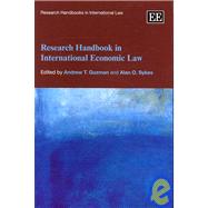 Research Handbook in International Economic Law