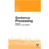 Sentence Processing,9780203488454