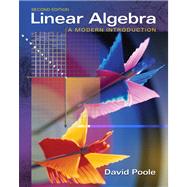 Linear Algebra A Modern Introduction (with CD-ROM)