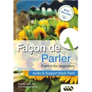 Facon de Parler 1 French for Beginners: Audio & Support Book Pack 5ED