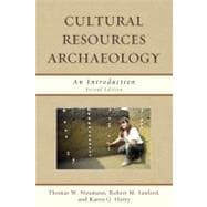Cultural Resources Archaeology An Introduction