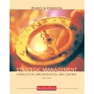 Strategic Management : Formulation, Implementation, and Control