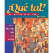¿Qué tal? Student Edition with Listening Comprehension Audio CD and Video on CD