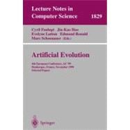 Artificial Evolution: 4th European Conference Ae '99, Dunkerque, France, November 3-5, 1999, Selected Papers