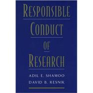 Responsible Conduct of Research