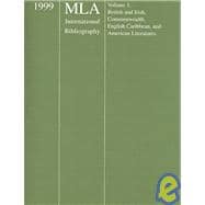 Mla International Bibliography of Books and Articles on the Modern Language and Literatures 1999