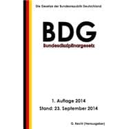 Bundesdisziplinargesetz Bdg