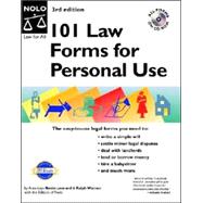 101 Law Forms for Personal Use (Book with CD-ROM)