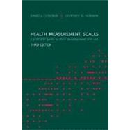 Health Measurement Scales A Practical Guide to Their Development and Use