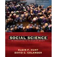 Social Science : An Introduction to the Study of Society