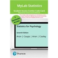 MyLab Statistics with Pearson eText for Statistics for Psychology -- Combo Access Card