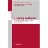 E-learning and Games