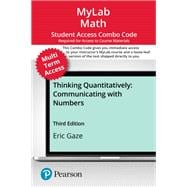 Thinking Quantitatively -- MyLab Math with Pearson eText   Print Combo Access Code