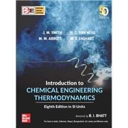 Introduction To Chemical Engineering Thermodynamics (Sie)