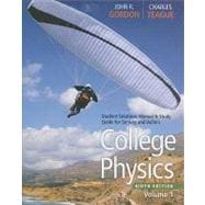 Student Solutions Manual with Study Guide, Volume 1 for Serway/Faughn/Vuille's College Physics, 9th