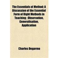 The Essentials of Method