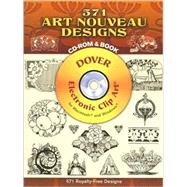 571 Art Nouveau Designs CD-ROM and Book