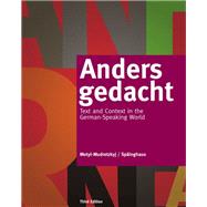 Anders gedacht: Text and Context in the German-Speaking World