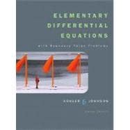 Elementary Differential Equations with Boundary Value Problems with IDE CD Package