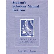 Student's Solutions Manual Part Two for University Calculus