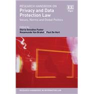 Research Handbook on Privacy and Data Protection Law