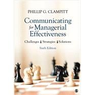 Communicating for Managerial Effectiveness