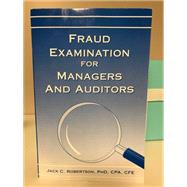 Fraud Examination for Managers and Auditors : 2000 Edition