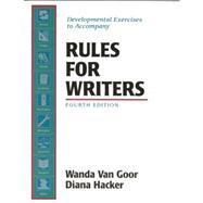 Rules for Writers Developmental Exercises
