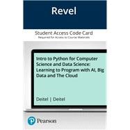 Revel for Intro to Python for Computer Science and Data Science: Learning to Program with AI, Big Data and The Cloud -- Access Card