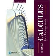 Thomas' Calculus Early Transcendentals, Single Variable plus MyLab Math with Pearson eText -- 24-Month Access Card Package