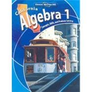 California Algebra 1: Concepts, Skills, and Problem Solving