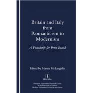 Britain and Italy from Romanticism to Modernism