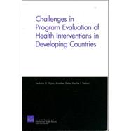 Challenges of Programs Evaluation of Health Interventions in Developing Countries