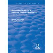 Behavioural Aspects of Auditors' Evidence Evaluation: A Belief Revision Perspective