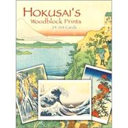 Hokusai's Woodblock Prints 24 Art Cards